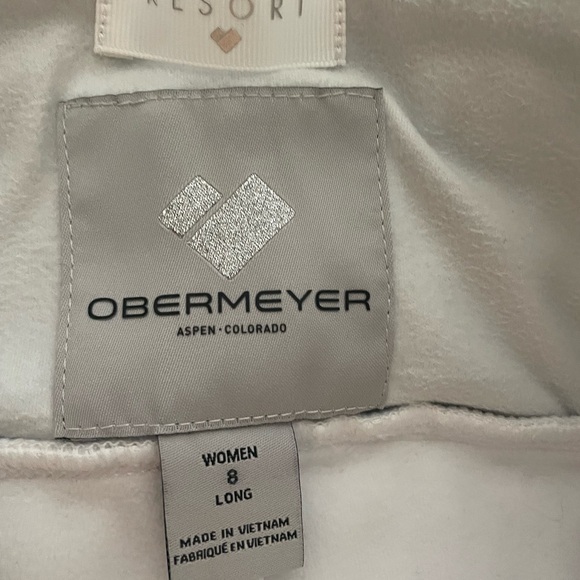 Obermeyer Women's Clio Softshell Pants White Size 8 Long - Picture 5 of 9